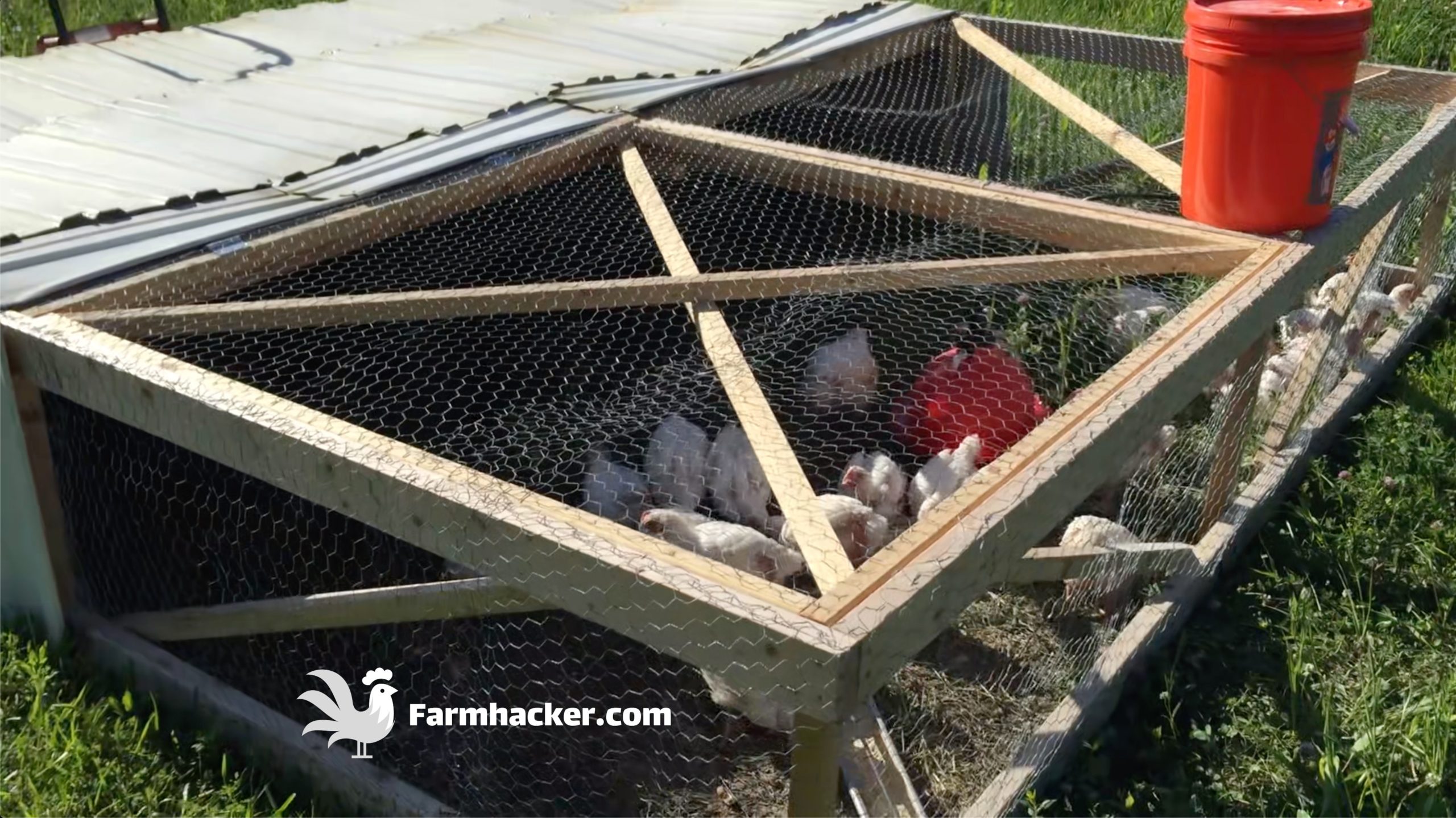 How to Build a Joel Salatin Style Chicken Tractor Step 4.3
